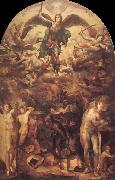 Domenico Beccafumi Anglarnas large oil painting